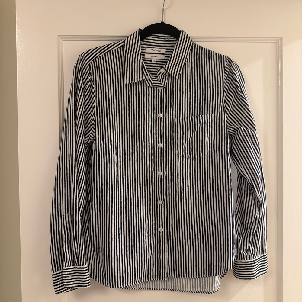 Madewell Striped Button Down - Picture 5 of 6